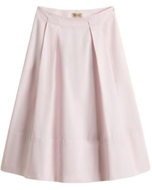 Woolrich Pleated Midi Skirt - Pink