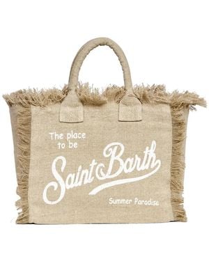 MC2 Saint Barth Sac Cabas Colette À Logo Imprimé - White