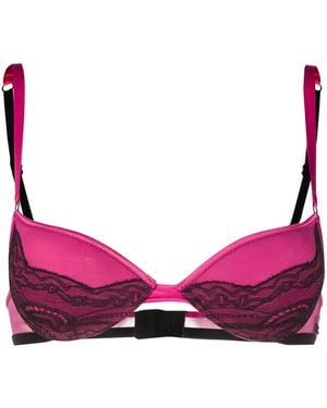 Dolce & Gabbana Soutien-Gorge À Empiècements En Dentelle - Rose