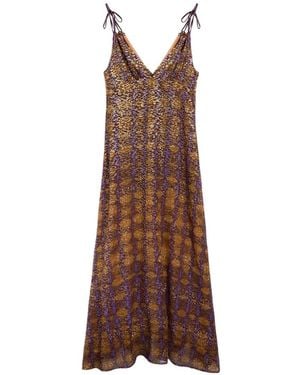 Momoní Robe Dulce En Fil Coupé - Brown