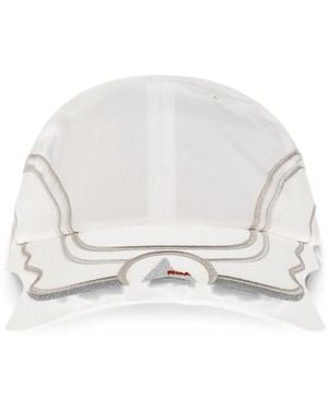 ROA Pursuit 6 Embroidered Panelled Baseball Cap - White