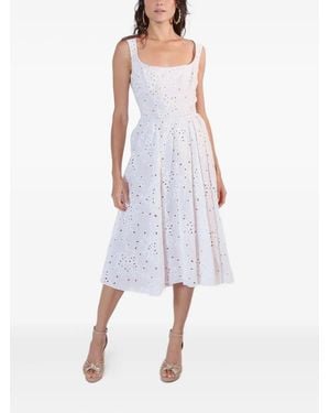 Lethicia Bronstein Norma Midi Dress - White