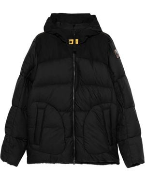 Parajumpers Hooded Quilted Jacket - Black