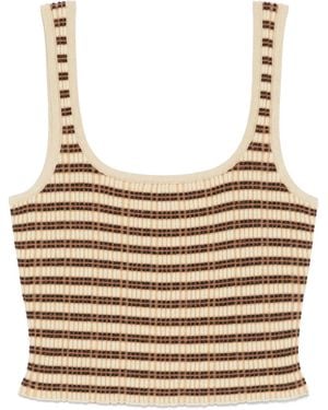 Nanushka Delfine Tank Top - Natural