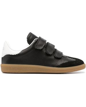Isabel Marant Toile Beth Leather And Suede Trainers - Black