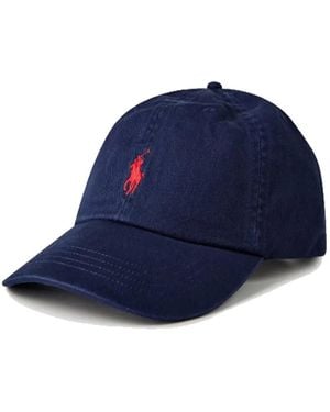 Polo Ralph Lauren Six-Panel Embroidered Ventilated Hat - Blue