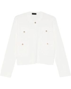 Liu Jo Pocket Cardigan - White