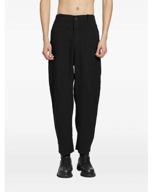 Transit Mottled Pinstripe Pants - Black