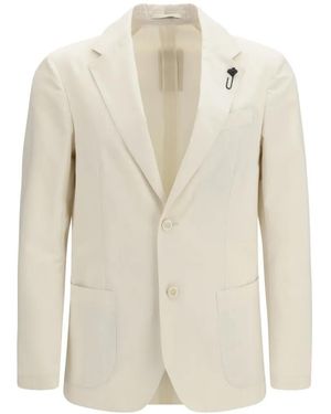 Lardini Button Rieti Jacket - White