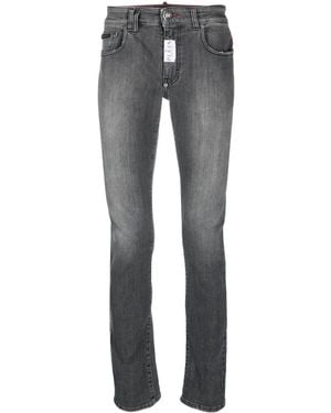 Philipp Plein Logo-Patch Jeans - Grey