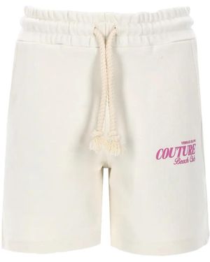 Versace Jeans Couture Drawstring Shorts - White