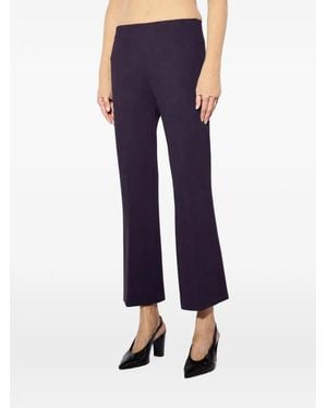 Liviana Conti Straight-Leg Trousers - Blue