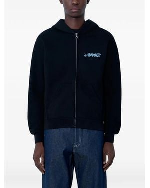AWAKE NY Zip-Up Hoodie - Blue