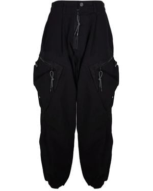Mostly Heard Rarely Seen 3 Inset Pocket Trousers - Black