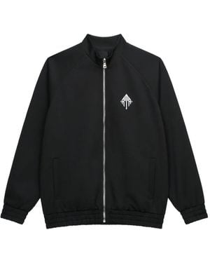 RTA Embroidered-logo cardigan - Negro