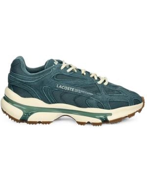 Lacoste Panelled Chunky-Sole Trainers - Blue