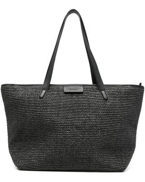 Marc O' Polo Woven Tote Bag - Black