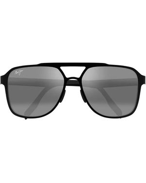 Maui Jim 2Nd Reef Square-Frame Sunglasses - Black