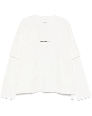 Peacemaker Oamc Painted Double-Layer T-Shirt - White