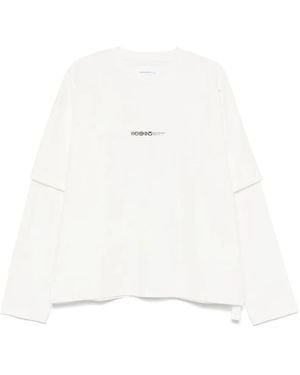 Peacemaker Oamc Painted Double-Layer T-Shirt - White