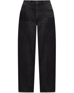 Isabel Marant Jeans mit Logo-Patch - Schwarz