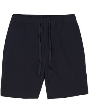 Officine Generale Phil Seersucker Shorts - Blue