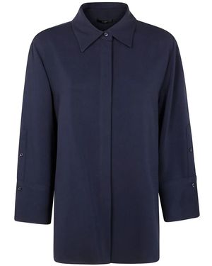 Seventy Crepe Shirt - Blue