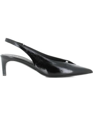 Roberto Del Carlo Slingback Pointed-Toe Pumps - Black