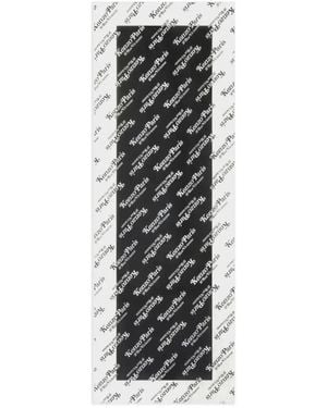 KENZO Monogram Edge Scarf - White