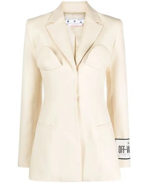 Off-White c/o Virgil Abloh Dry Wo Ablohland ジャケット - ナチュラル