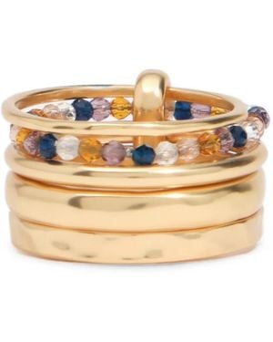 Bimba Y Lola Tone Textured Ring - Natural