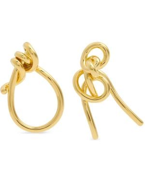 Completedworks Notsobig Knot Drop Earrings - Metallic