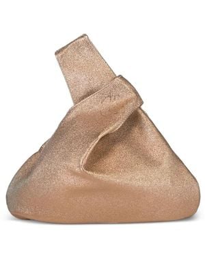 MARY SMALLWOOD Nexus Leather Tote Bag - Natural