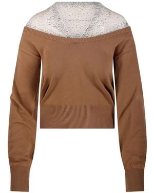 GIUSEPPE DI MORABITO Jersey Con Apliques - Blanco
