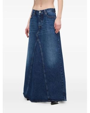 DIESEL Ausgestellter Maxirock - Blau