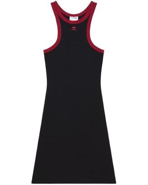Courreges スキューバ ドレス - ブラック
