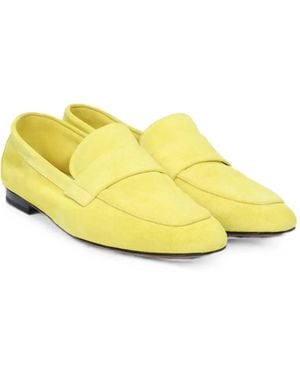 Doucal's Suede Penny Loafers - Yellow