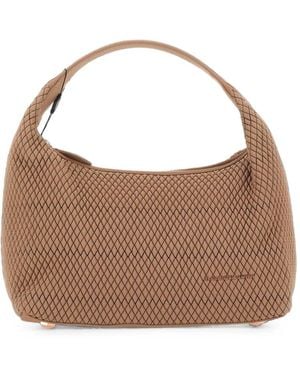 Alexander Smith Small Chloe Micro-Quilted Tote Bag - Brown