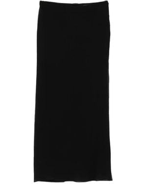 Wardrobe NYC Ribbed Midi Skirt - Black
