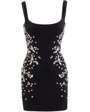 Saiid Kobeisy Embellished Mini Dress - Black