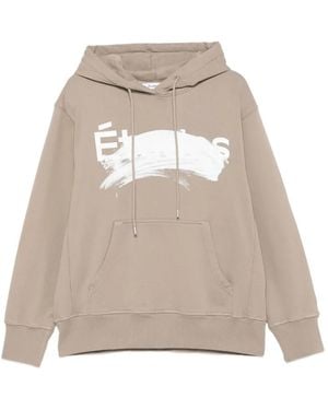 Etudes Studio Paint-Splatter Hoodie - White