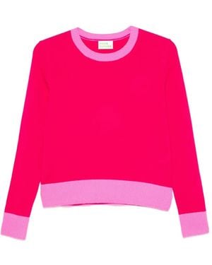 From Future Colourblock Ribbed-Trim Jumper - Pink