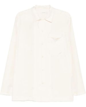 Umit Benan Camisa Con Bolsillos - Blanco