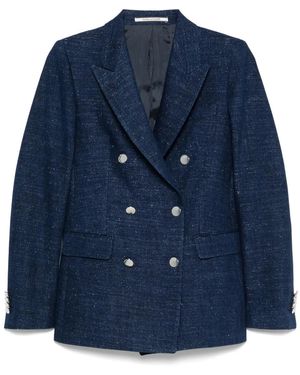 Tagliatore Giacca A Doppio Petto - Blu