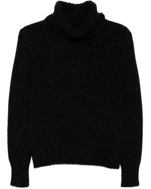 N.Peal Cashmere Pull Hazel - Noir