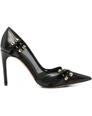 HARDOT Addicted Mesh-Panel Pumps - Black