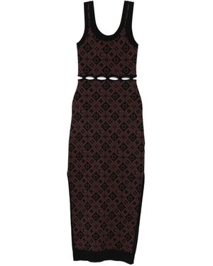 Nanushka Midikleid Mit Cut-Outs - Lila