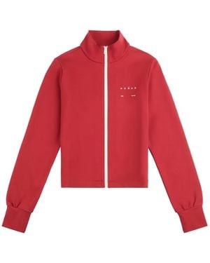 Hogan Felpa Con Zip - Rosso