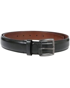 Reptile's House Leather Belt - グレー
