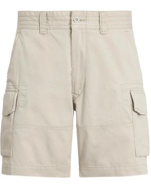 Polo Ralph Lauren Cargo Bermuda Trousers - White